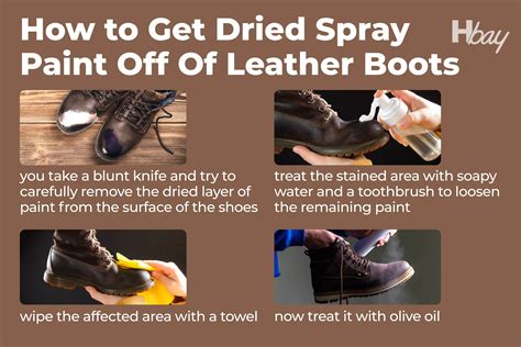 how to get paint off leather boots